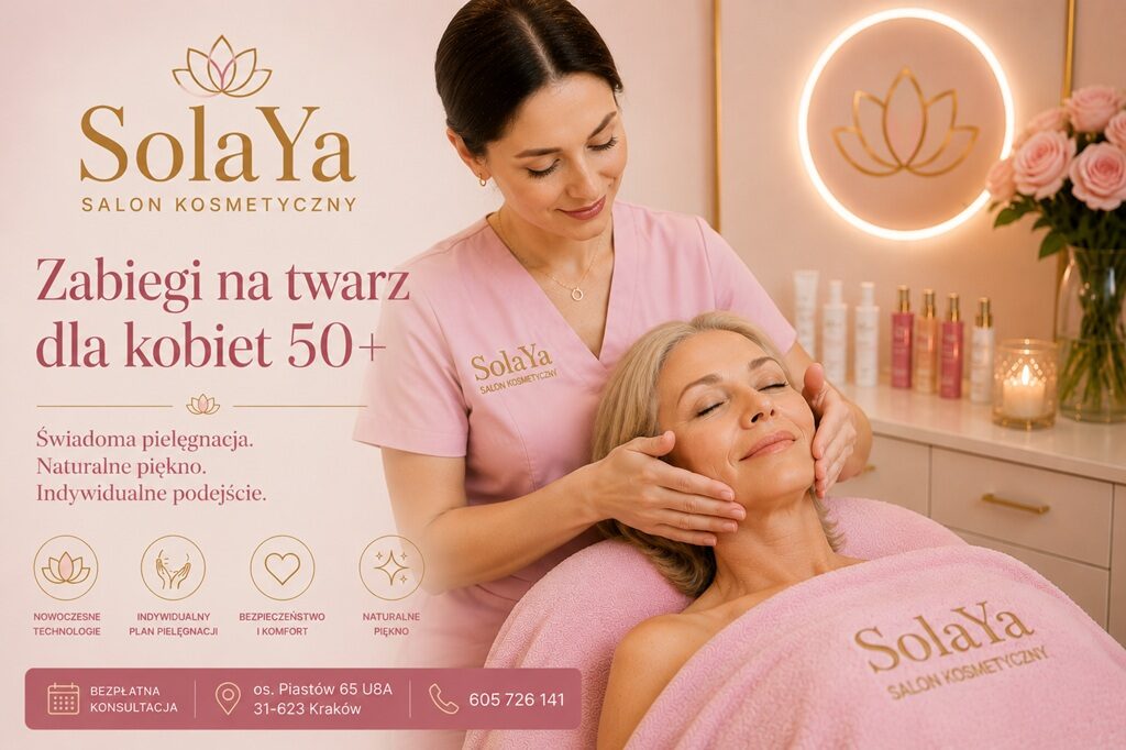 Zabiegi na twarz dla kobiet 50+ – SolaYa Kraków